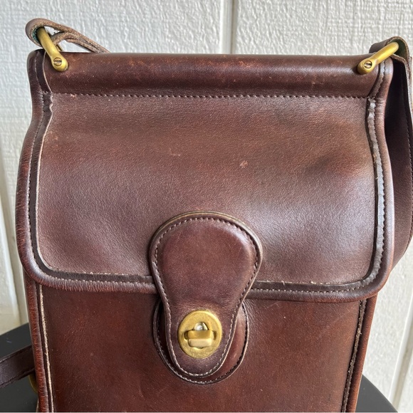Vintage Coach 9930 Murphy Crossbody Bag in Mahogany Leather - Picture 2 of 10